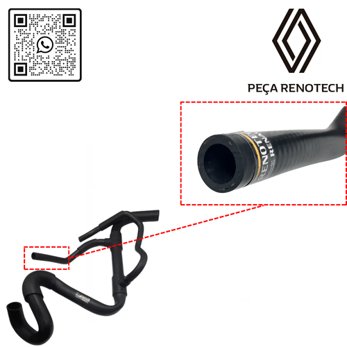 RN 834521 7700834521 MANGUEIRA INF. DO RADIADOR LAG 2.0 16V N7Q - 3